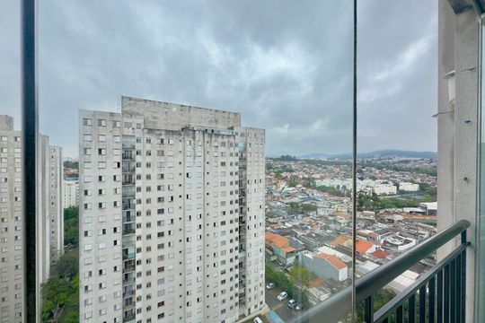 Varanda de apartamento à venda com 3 quartos, 56m² em Jardim Cocaia, Guarulhos