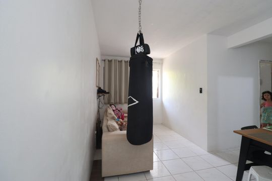 Sala de apartamento para alugar com 3 quartos, 62m² em São Marcos, Salvador