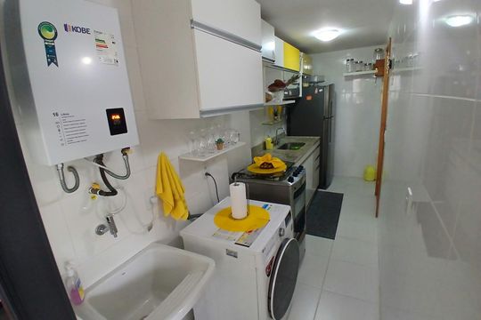 Área de serviço de apartamento à venda com 3 quartos, 137m² em Recreio dos Bandeirantes, Rio de Janeiro