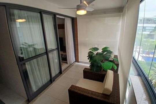Varanda de apartamento à venda com 3 quartos, 137m² em Recreio dos Bandeirantes, Rio de Janeiro