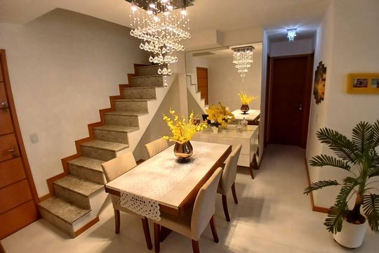 Sala de apartamento à venda com 3 quartos, 137m² em Recreio dos Bandeirantes, Rio de Janeiro