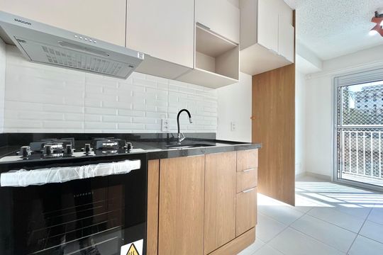 Cozinha de apartamento para alugar com 1 quarto, 30m² em Planalto Paulista, São Paulo