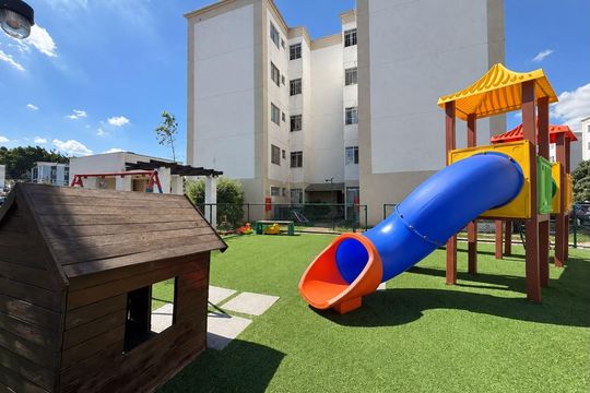 Área externa de apartamento para alugar com 2 quartos, 52m² em Santa Amelia, Belo Horizonte