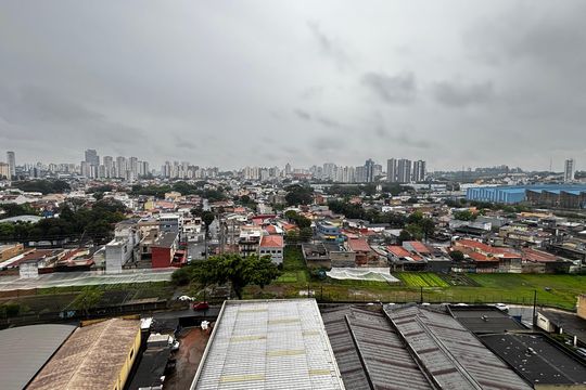 Quarto 2 Vista de apartamento à venda com 3 quartos, 70m² em Vila Valparaíso, Santo André