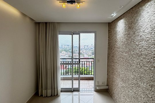 Sala - Sala de Jantar  de apartamento à venda com 3 quartos, 70m² em Vila Valparaíso, Santo André