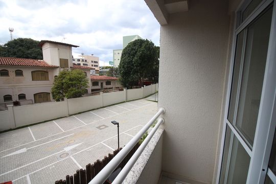 Varanda da Sala de apartamento para alugar com 2 quartos, 56m² em Eldorado, Contagem