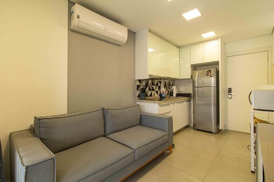 Sala de apartamento à venda com 1 quarto, 39m² em Vila Mariana, São Paulo