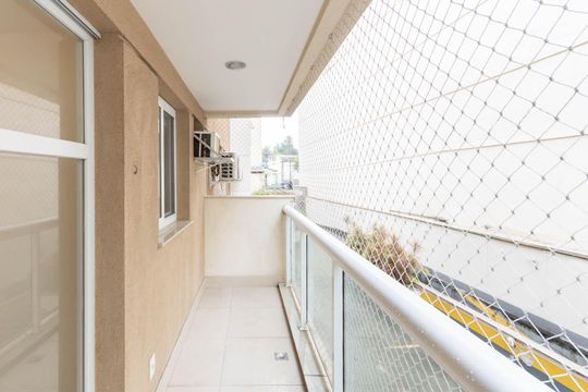 Varanda da Sala de apartamento à venda com 3 quartos, 75m² em Vila Isabel, Rio de Janeiro
