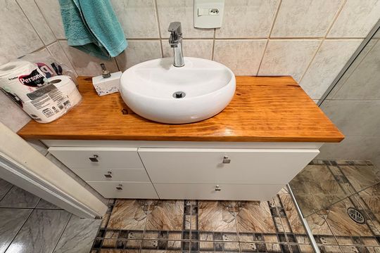 Banheiro de casa à venda com 7 quartos, 235m² em Parque Capuava, Santo André