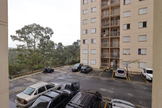 Vista da Sacada da Sala de apartamento para alugar com 2 quartos, 60m² em Jardim Santa Cristina, Santo André