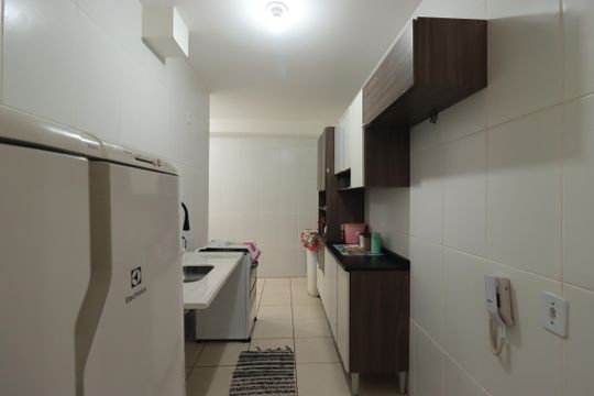 Cozinha de apartamento para alugar com 2 quartos, 60m² em Jardim Santa Cristina, Santo André