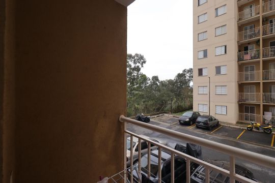 Sacada da Sala de apartamento para alugar com 2 quartos, 60m² em Jardim Santa Cristina, Santo André
