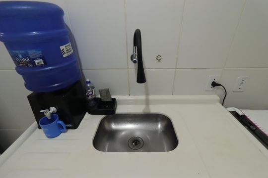 Cozinha - Pia de apartamento para alugar com 2 quartos, 60m² em Jardim Santa Cristina, Santo André