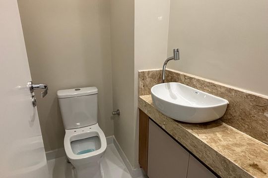 Lavabo de apartamento para alugar com 1 quarto, 50m² em Vila Clementino, São Paulo