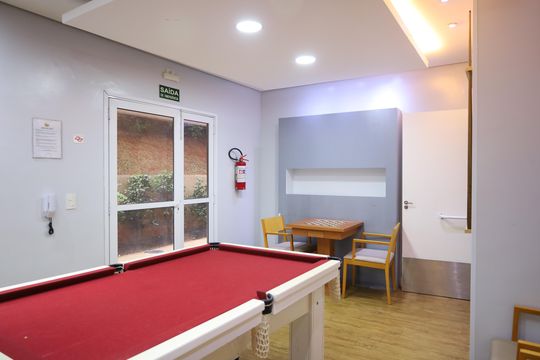 Área comum - Sala de jogos de apartamento para alugar com 2 quartos, 42m² em Vila Carmosina, São Paulo
