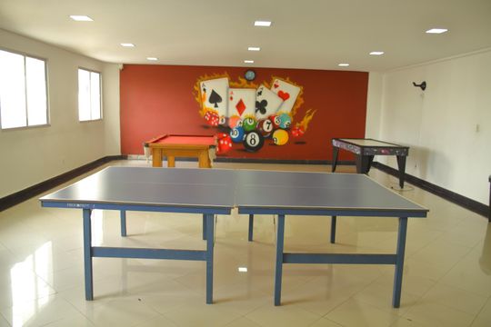 Área comum - Sala de jogos  de apartamento à venda com 2 quartos, 48m² em Planalto, São Bernardo do Campo