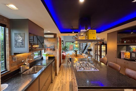 Cozinha de casa de condomínio à venda com 3 quartos, 110m² em Vargem Grande, Rio de Janeiro