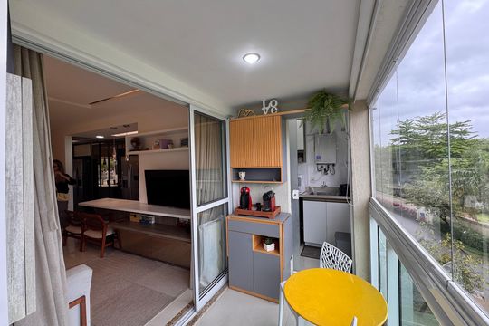 Varanda de apartamento à venda com 2 quartos, 69m² em Recreio dos Bandeirantes, Rio de Janeiro