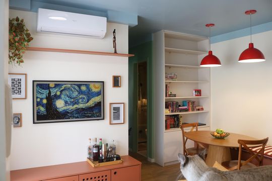 Sala de apartamento à venda com 2 quartos, 50m² em Barra Funda, São Paulo
