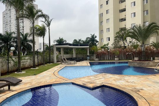 Área comum - Piscina de apartamento à venda com 2 quartos, 50m² em Barra Funda, São Paulo
