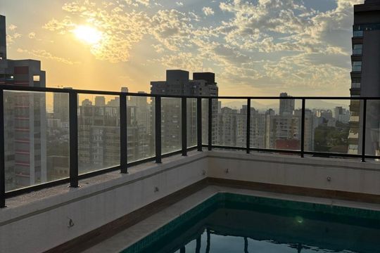 Área comum de apartamento para alugar com 1 quarto, 29m² em Pinheiros, São Paulo