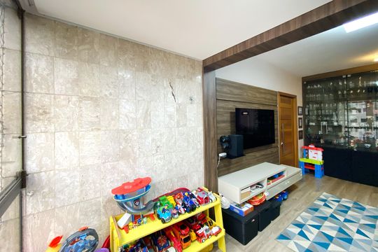 Varanda da Sala  de apartamento à venda com 3 quartos, 95m² em Anchieta, Belo Horizonte