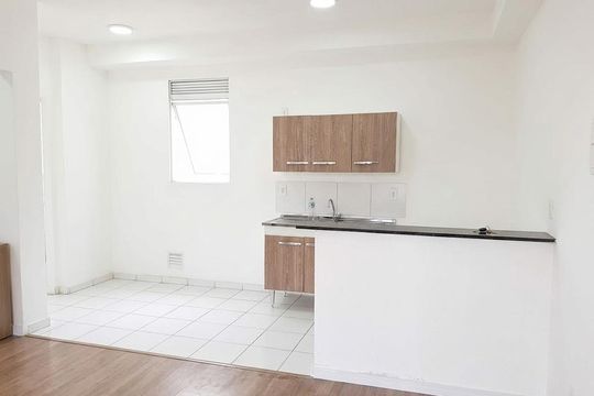Cozinha de apartamento à venda com 2 quartos, 44m² em Parque Yolanda (Nova Veneza), Sumaré