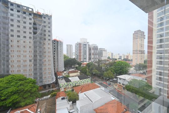 Vista da Varanda de apartamento à venda com 2 quartos, 65m² em Mirandópolis, São Paulo