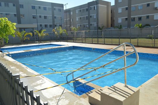 Área comum - Piscina de apartamento para alugar com 2 quartos, 50m² em Quintino Facci Ii, Ribeirão Preto