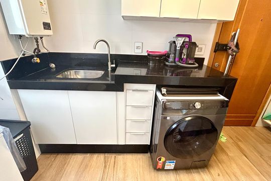 Área de Serviço de apartamento à venda com 3 quartos, 114m² em Vila Santo Antonio, Guarulhos