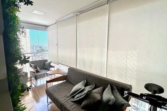 Varanda gourmet de apartamento à venda com 3 quartos, 114m² em Vila Santo Antonio, Guarulhos