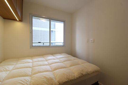Quarto Suíte de apartamento para alugar com 1 quarto, 30m² em Vila Olímpia, São Paulo