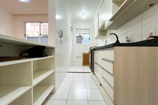 Cozinha de apartamento para alugar com 1 quarto, 36m² em Parque Nações Unidas, São Paulo
