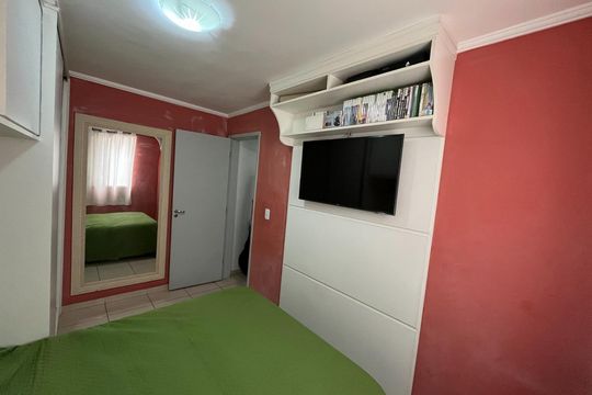 Quarto de apartamento à venda com 2 quartos, 48m² em Jardim Paris, São Paulo