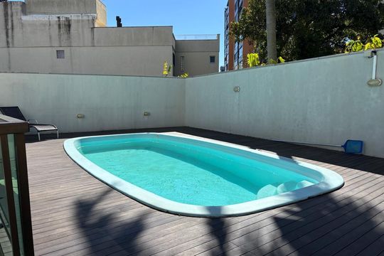 Área comum - Piscina de apartamento à venda com 3 quartos, 113m² em São João, Porto Alegre