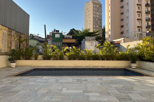 Área comum - Piscina de apartamento à venda com 2 quartos, 55m² em Vila Anglo Brasileira, São Paulo