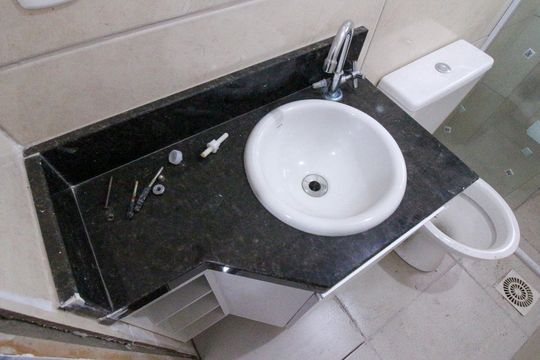 Banheiro de apartamento para alugar com 2 quartos, 45m² em Vila Formosa, São Paulo