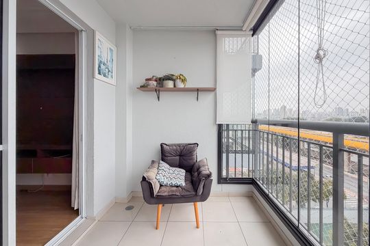 Varanda da Sala de apartamento para alugar com 2 quartos, 69m² em Ipiranga, São Paulo