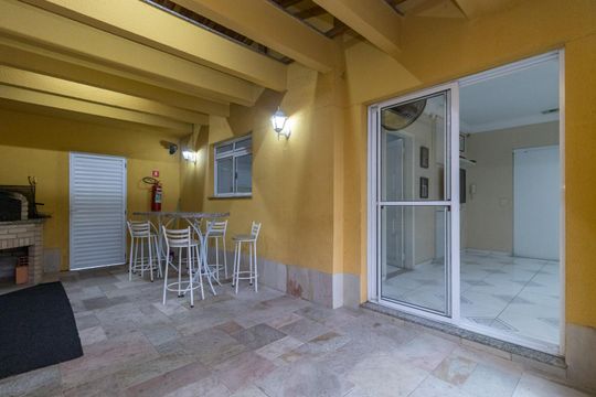 Área comum - Churrasqueira de apartamento à venda com 3 quartos, 75m² em Vila Antonieta, São Paulo
