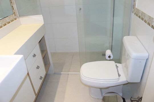 Banheiro de apartamento à venda com 1 quarto, 53m² em Santa Cecilia, São Paulo