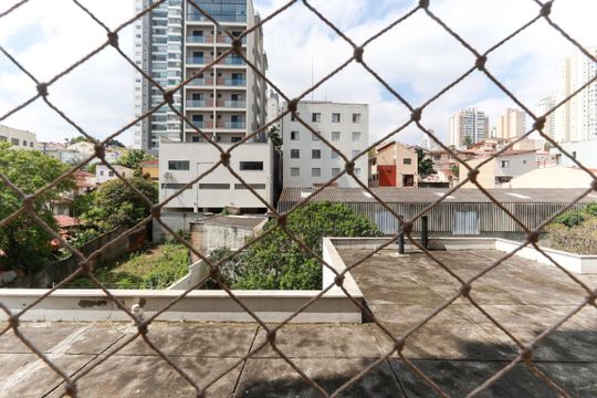 Vista da varanda gourmet de apartamento à venda com 2 quartos, 55m² em Vila Ester (zona Norte), São Paulo