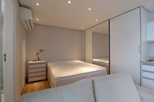 Quarto Suíte de apartamento para alugar com 1 quarto, 32m² em Itaim Bibi, São Paulo