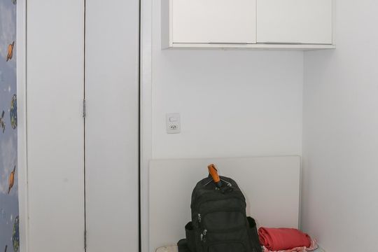 Quarto e banheiro de Serviço de apartamento à venda com 3 quartos, 216m² em Vila Romana, São Paulo