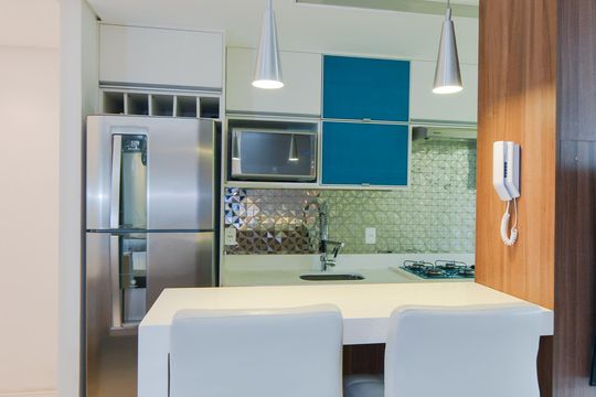 Cozinha de apartamento para alugar com 2 quartos, 68m² em Macedo, Guarulhos