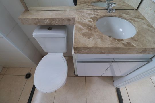 Banheiro  de apartamento para alugar com 2 quartos, 42m² em Recanto das Palmeiras, Ribeirão Preto