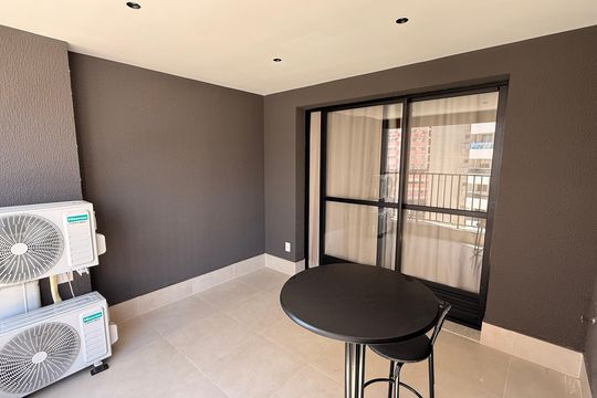 Sacada de apartamento para alugar com 1 quarto, 54m² em Setor Bueno, Goiânia