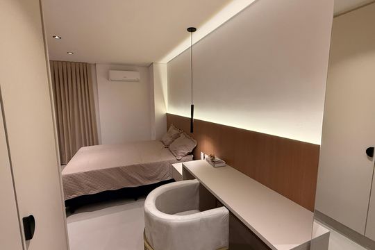 Quarto de apartamento para alugar com 1 quarto, 54m² em Setor Bueno, Goiânia