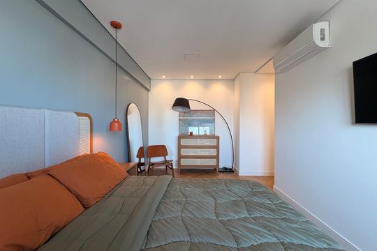 Suite 3 de apartamento à venda com 3 quartos, 117m² em Vila Santa Teresa, Santo André