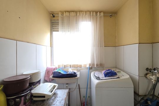 Área de Serviço de apartamento à venda com 2 quartos, 48m² em Jardim Alzira Franco, Santo André
