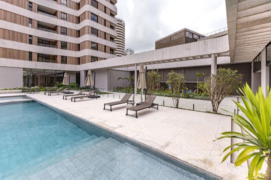 Área comum - Piscina de apartamento à venda com 3 quartos, 114m² em Vale do Sereno, Nova Lima